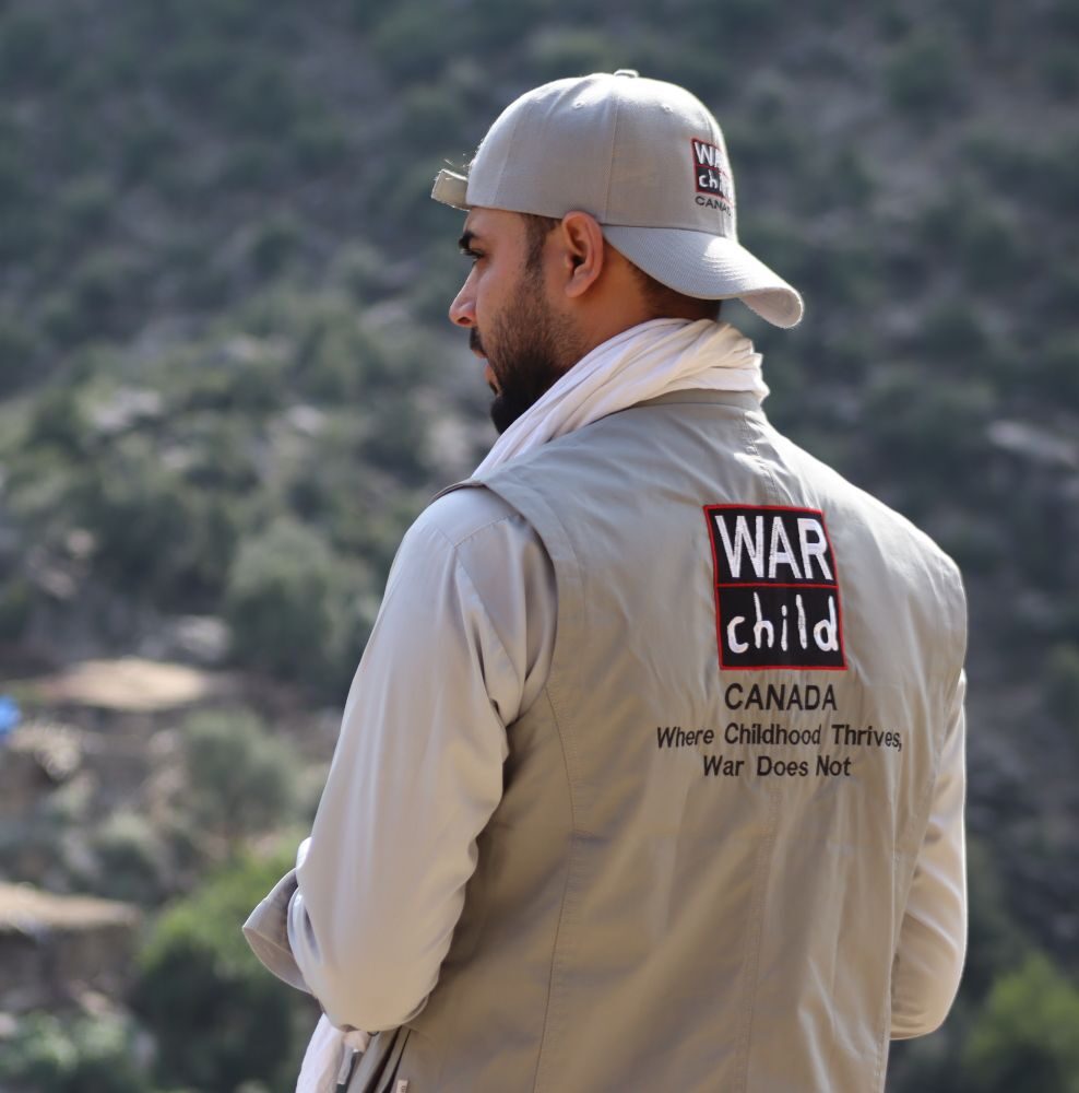 War Child staff assessing earthquake damage in Afghanistan